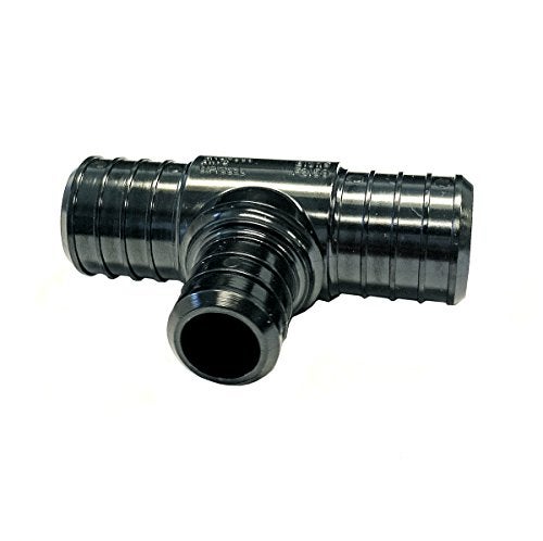 Libra Supply 1 inch x 1 inch x 1/2 inch(1''x1''x1/2'') PPSU PEX Reducing TEE, Barb x Barb x Barb, (Bag of 10 pcs, click in for more size options), Pipe Fitting Plumbing Supply - Image 2