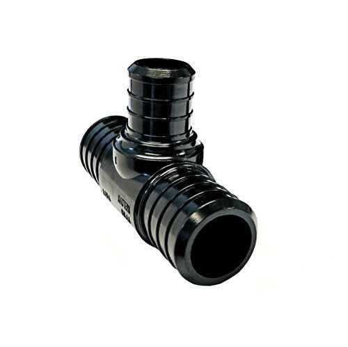 Libra Supply 1 inch x 1 inch x 1/2 inch(1''x1''x1/2'') PPSU PEX Reducing TEE, Barb x Barb x Barb, (Bag of 10 pcs, click in for more size options), Pipe Fitting Plumbing Supply - Image 3