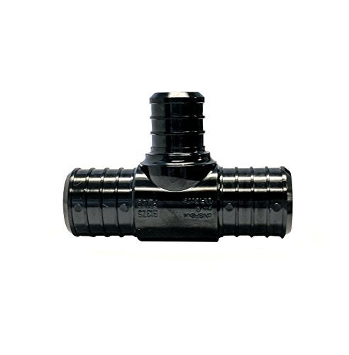 Libra Supply 1 inch x 1 inch x 1/2 inch(1''x1''x1/2'') PPSU PEX Reducing TEE, Barb x Barb x Barb, (Bag of 10 pcs, click in for more size options), Pipe Fitting Plumbing Supply - Image 1