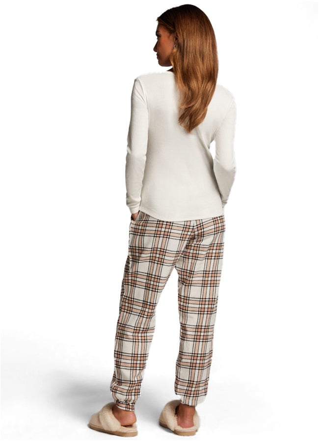 hunkemoller Long-Sleeved Pyjama Top  - Image 2