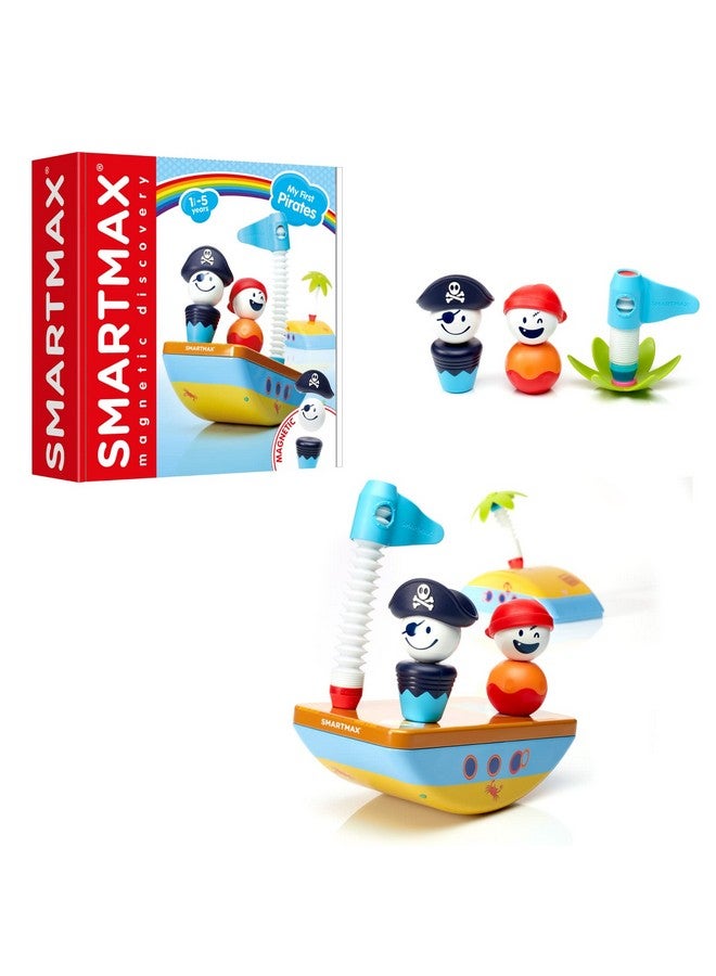 SmartMax My First Pirates Magnetic Building Play Set for Ages 1-5 - Image 1