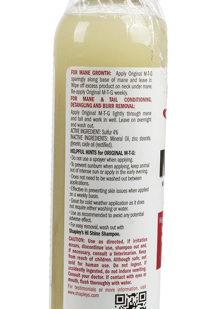 Shapley's Original M-T-G Mane Tail & Groom for Horses - 8 oz - Image 2