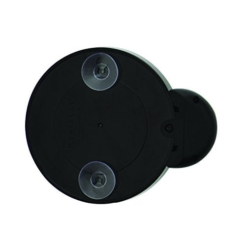 DC DANIELLE Danielle Creations 3.5-Inch Travel Makeup Mirror, 12x Magnification, Black/Pink - Image 4