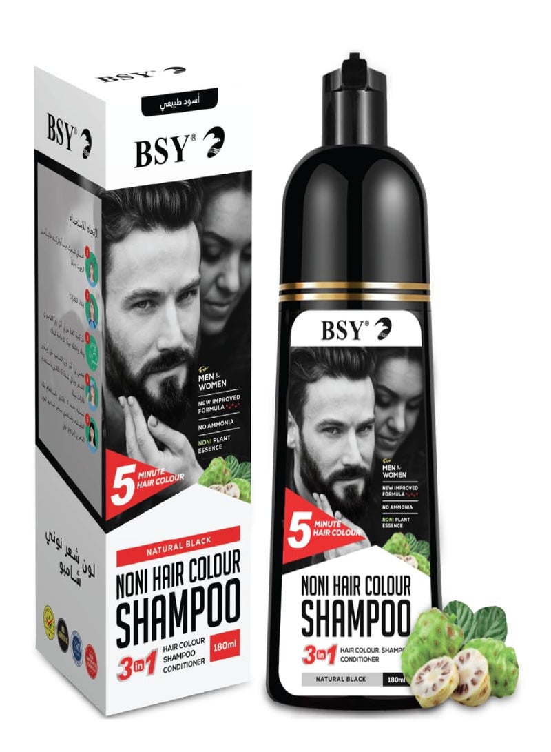 BSY NONI HAIR CLR SHAMPOO BLK 180ML