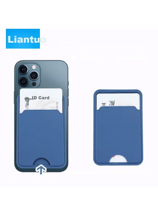Linkstone Phone Back Card Holder Multi-functional Magnetic-proof Card Sleeve For Transit, Access, Shopping Cards With Protective Case Attachment - Image 2