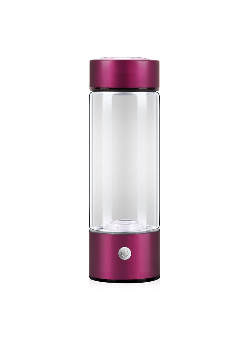 1 x 5 pcs Hydrogen Rich Water Glass Cup Gift Purple 