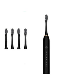 Arabest Adult Sonic Electric Toothbrush,USB Charging,Fully Automatic,Waterproof,6-Speed Cleaning Mode,with 4 Replaceable Toothbrush Heads  - Image 1