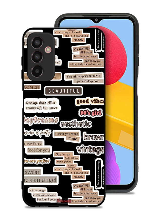 Tolwak Samsung Galaxy F13 Protective Case Cover Beautiful Quotes Stickers - Image 1