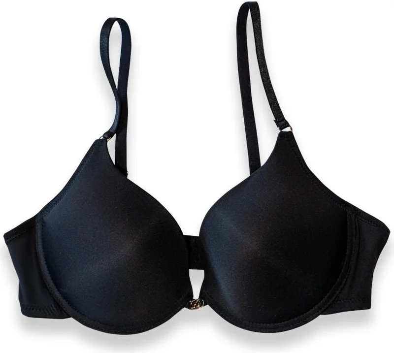 KOM Simple Push Up Bra Black
