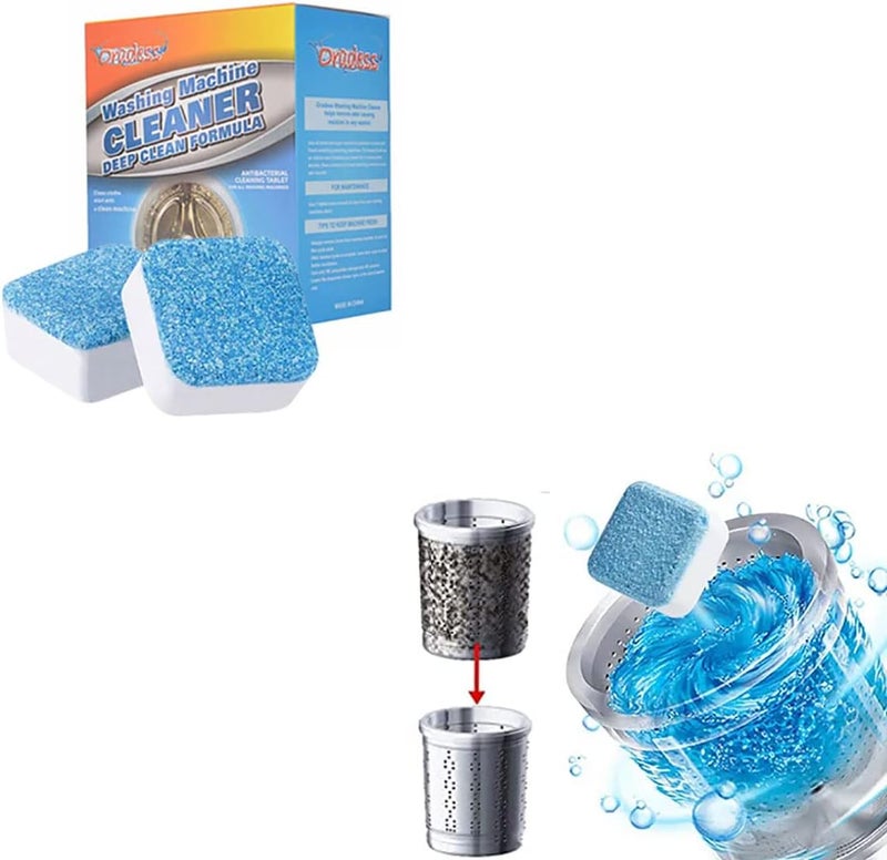 12PCS Washing Machine Cleaner Effervescent Tablets, Washing Machine Cleaner D... - Image 1