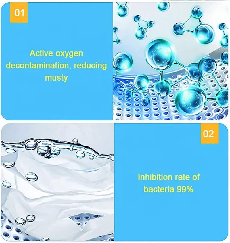 12PCS Washing Machine Cleaner Effervescent Tablets, Washing Machine Cleaner D... - Image 5