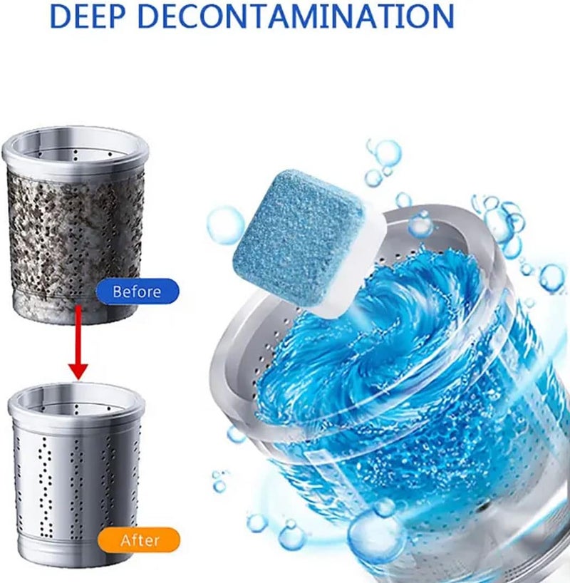 12PCS Washing Machine Cleaner Effervescent Tablets, Washing Machine Cleaner D... - Image 2