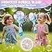 Britik Bubble Wands for Kids Age 48 Windmill Light Up Automatic Bubble Machine Rechargeable with 2 Bubble Solution Outdoor Party Birthday Toys for Toddlers Gift for 3 4 5 6 7 8 Year Old Girls Blue - Image 4