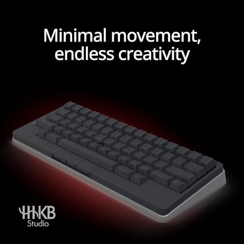 HHKB - لوحة مفاتيح هاكينغ السعيدة استوديو (لاسلكية، بلوتوث، سلكية، USB، صامتة، ماك، ويندوز، فحم، مطبوعة) - Image 2