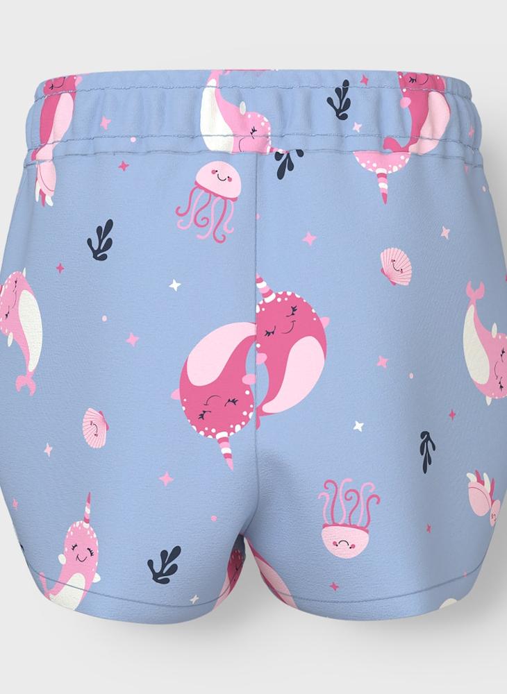 نيم ات Kids Printed Drawstring Shorts  - Image 2