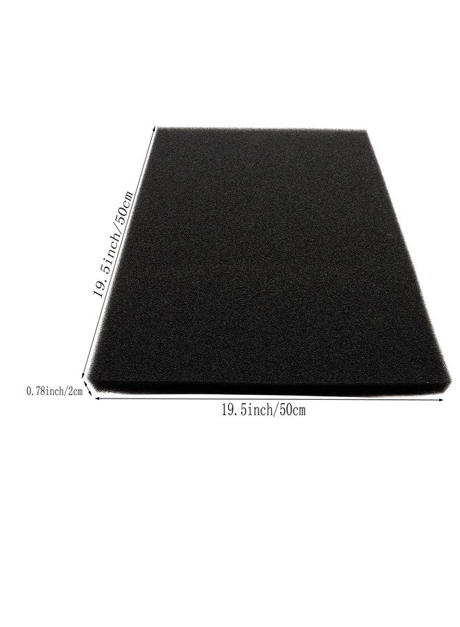 ALEGI Aquarium Filter Sponge, Biological and Mechanical Sponge Filter Pad for Fish Tank (19.5" x 19.5" x 0.78") - Image 2