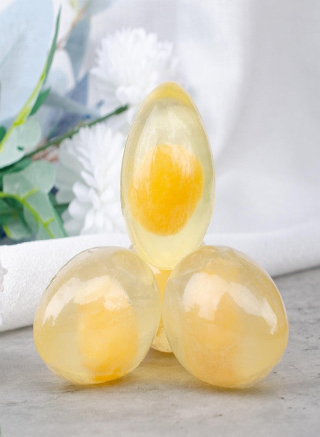 DLZZRS Handmade Egg Soap - Plant Mild Care for Deep Cleansing Soft Moist Dry Skin Oil Control Moisturizing Face & Body Cleaning Egg Soap for All Skin Types 2.8oz - Image 5