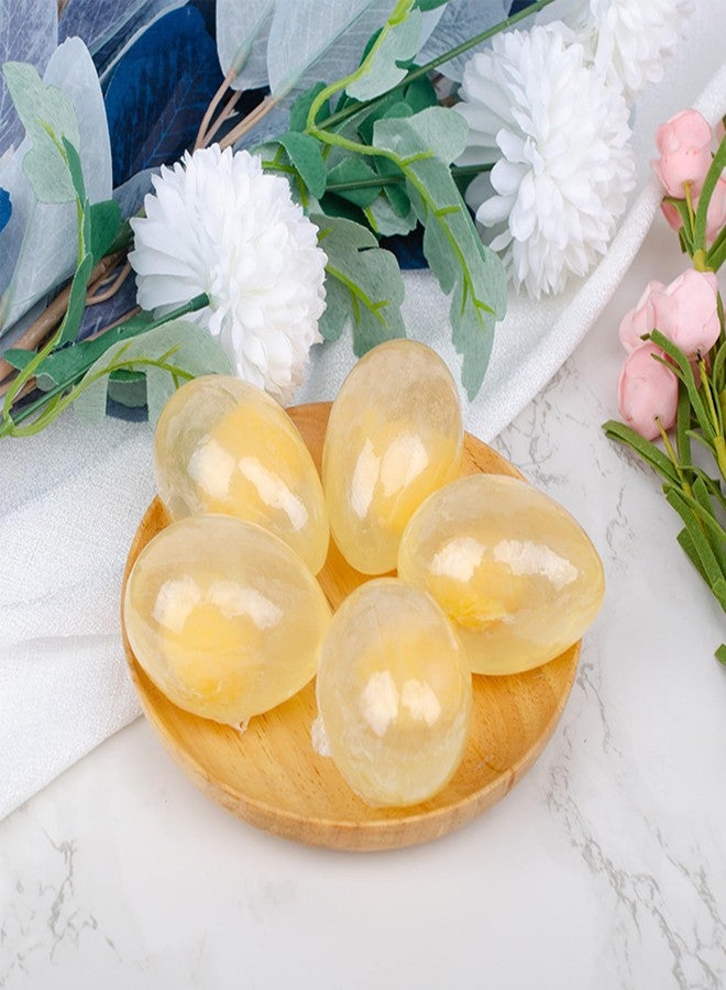 DLZZRS Handmade Egg Soap - Plant Mild Care for Deep Cleansing Soft Moist Dry Skin Oil Control Moisturizing Face & Body Cleaning Egg Soap for All Skin Types 2.8oz - Image 2