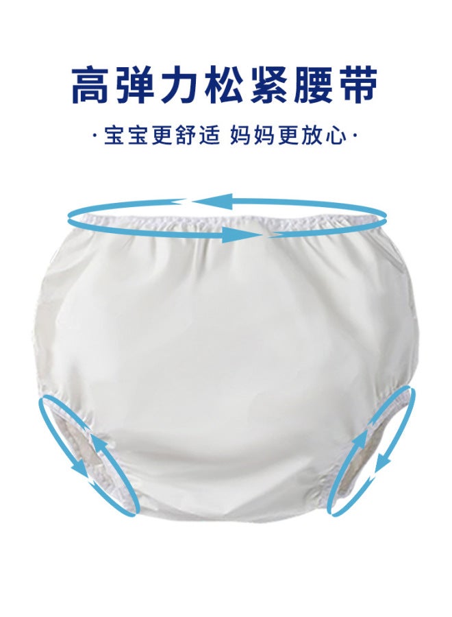 غطاء حفاضات الأطفال مقاوم للماء ضد التسريب قابل للغسل من مادة إيفا سراويل تدريب للأطفال