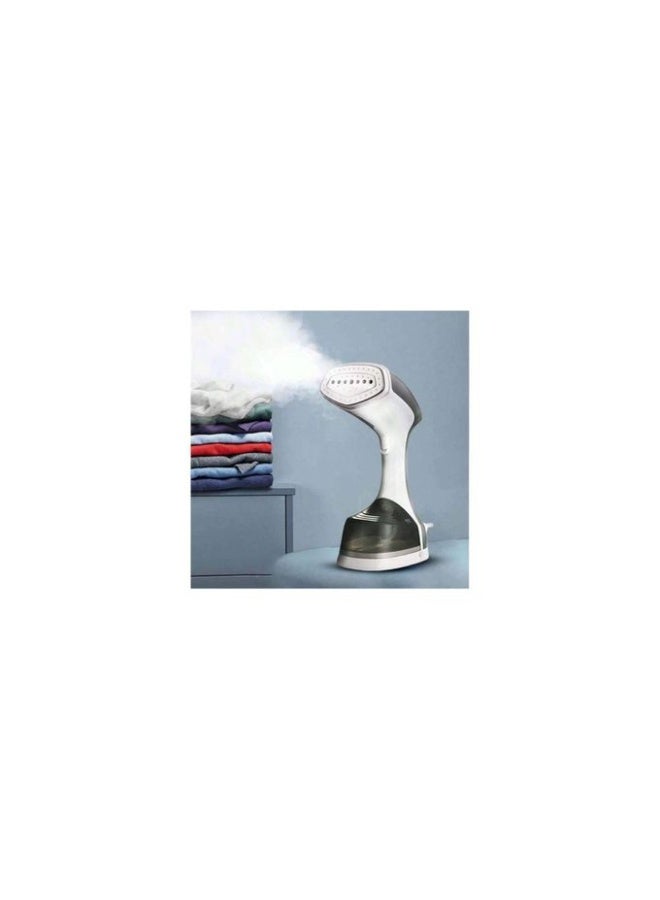 1500W Handheld Steam Iron for Clothes and Curtains. High steam power for fast wrinkle removal. Continuous steam for better, uninterrupted results. Safe on most fabrics. - White - Image 3