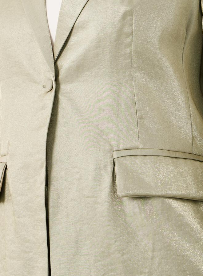 ستايلي بليزر ستايلي بقصة منتظمة وفتحة واحدة - Image 4