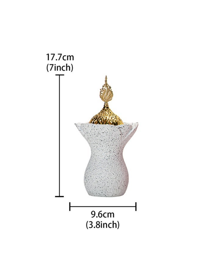 Resin Aroma Diffuser Handheld Incense Burner – Modern Cone Incense Sandalwood Holder Home Decor Gift - Image 4