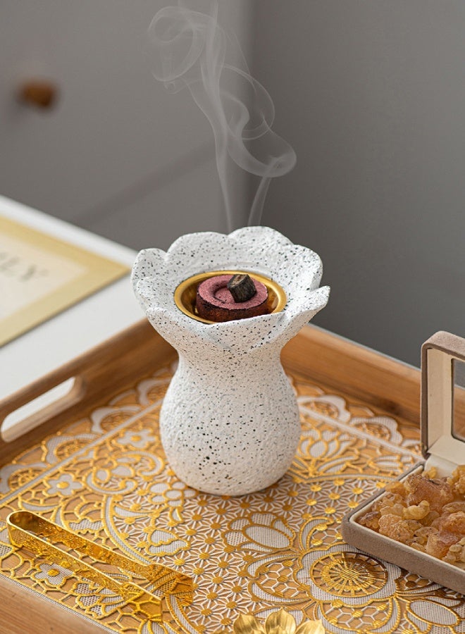 Resin Aroma Diffuser Handheld Incense Burner – Modern Cone Incense Sandalwood Holder Home Decor Gift - Image 5