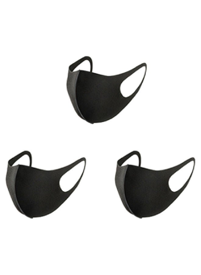NIBEMINENT Pack Of 3 Anti Dust Face Protective Cover Masks