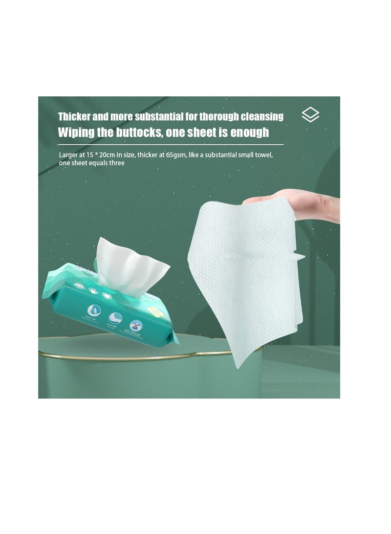 Makuku Baby Water Wipes | Unscented and Hypoallergenic | 60 Wet Wipes - Image 4