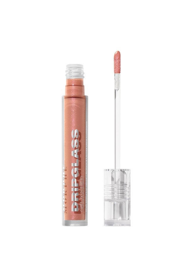 MORPHE Dripglass High Shine Lip Gloss - Semi-Sheer or Full Coverage Lip Color with Glass-Like Shine and Nonsticky Finish - Infused With Squalane & Vitamin E - Beige Beam (0.13 Fl Oz) - Image 1