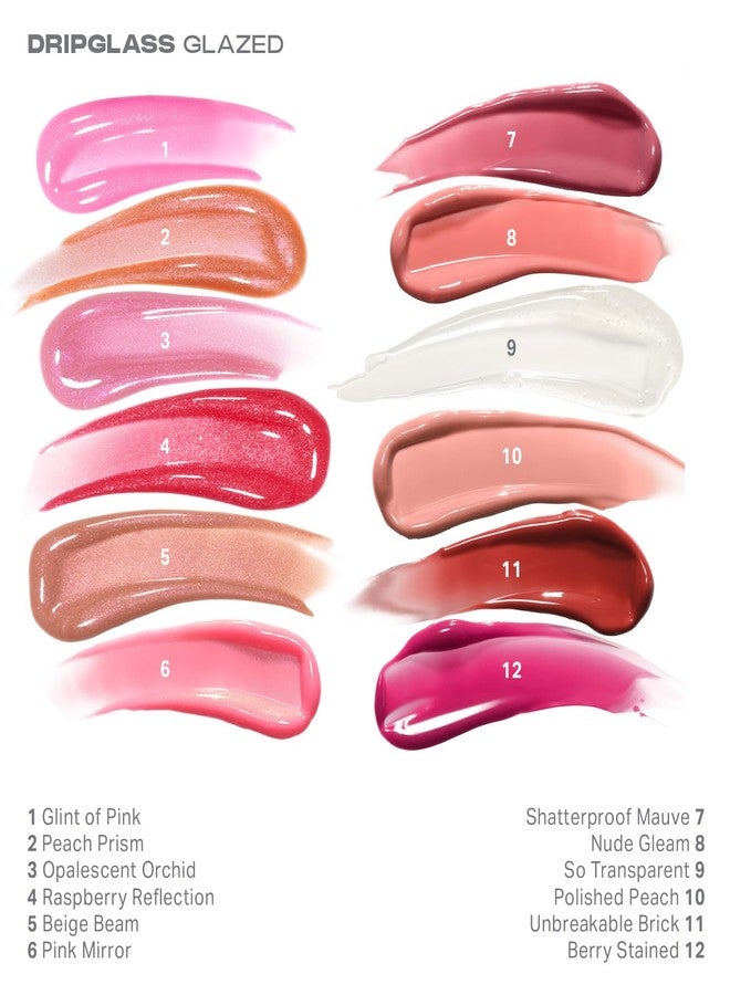 MORPHE Dripglass High Shine Lip Gloss - Semi-Sheer or Full Coverage Lip Color with Glass-Like Shine and Nonsticky Finish - Infused With Squalane & Vitamin E - Beige Beam (0.13 Fl Oz) - Image 5