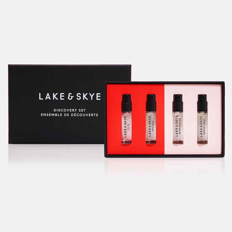 Lake & Skye 4 Piece Discovery Set 4.0 â€“ Includes 11 11, Apaaray, Midnight 07, and Santal Gray - Image 1