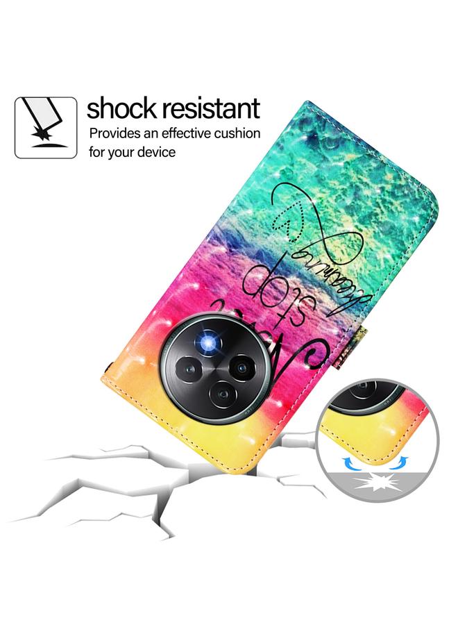 erorex Case For Realme 13+ 5G Global 3D Painting Horizontal Flip Leather Phone Case - Image 5