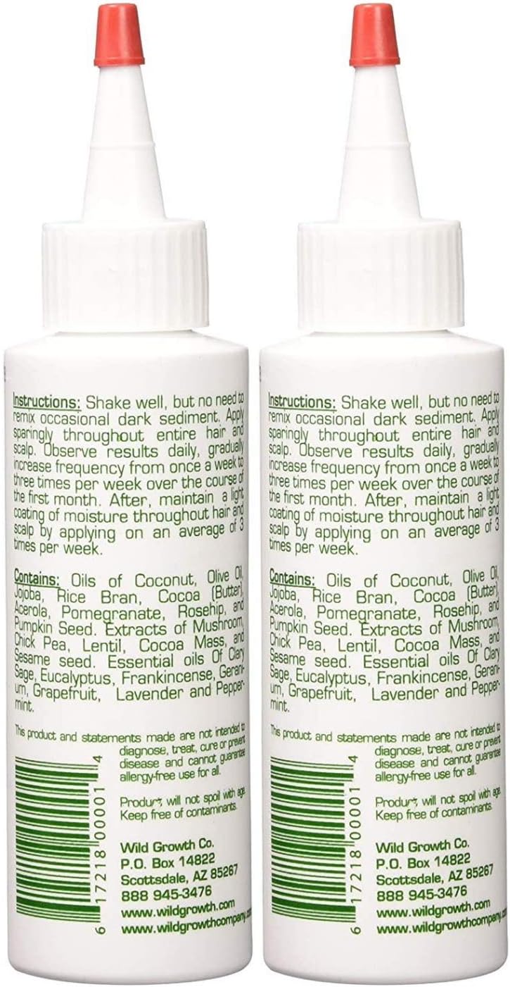 WILD GROWTH Hair Oil - 2 Bottles (4 Fl. Oz Each) for Hair Growth and Strengthening - Image 2