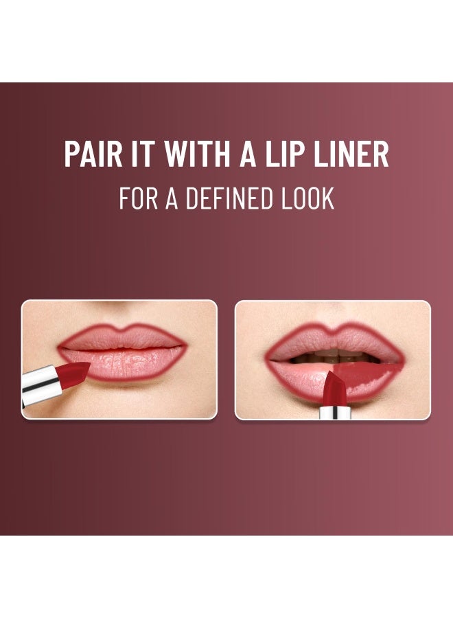 Swiss Beauty Pure Matte Creamy Lipstick | Non-drying, Highly pigmented Lipstick | Shade- Russian Red, 3.8gm| - Image 4