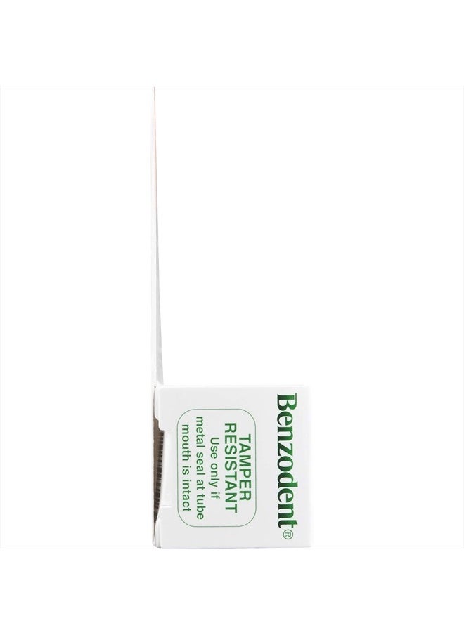 Benzodent - Dental Pain Relieving Cream for Dentures and Braces, 0.25 Ounce Tube - Image 1
