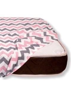 Bebek Özel Baby Special Cotton Baby and Kids Elastic Sheet with Zigzag Pattern 70 x 140 cm  - Image 2
