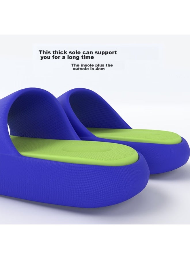 Chikoku Sports Slippers For Men, Summer Home Thick-soled Non-slip Trendy High-end Couple Outdoor Sandals For Women Summer - Image 4