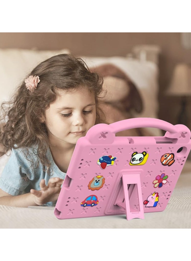 Beauenty Samsung Galaxy Tab A9 Plus 11 inch 2023 (SM-X216B)) Shockproof Cover with Handle Stand for Samsung Tab A9 Plus Case, Pink - Image 2