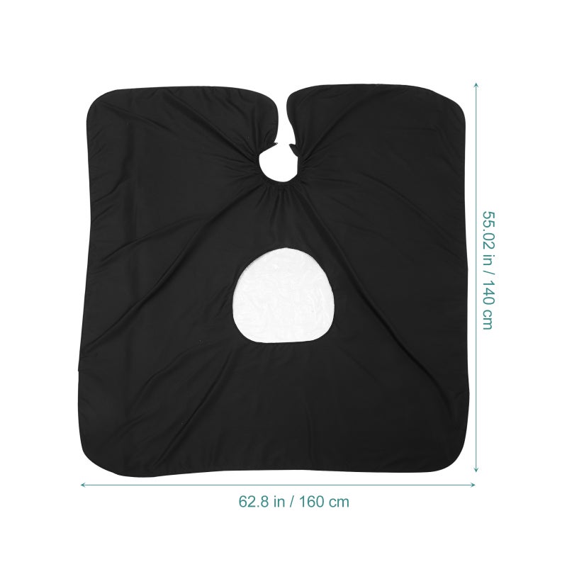 Barber Cape with Clear Window, Lightweight and Comfortable for Hair Cutting and Styling - Image 2