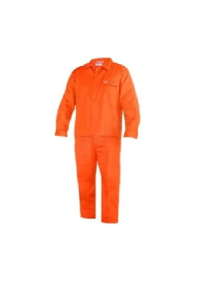 Jsafe Comfortable Safety Coverall Work Suit Orange Large
