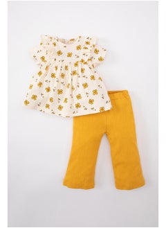 Babygirl Regular Fit Bike Neck Knitted Set - 2 Pack