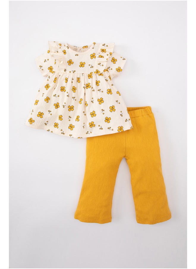 DeFacto - Babygirl Regular Fit Bike Neck Knitted Set - 2 Pack - Image 1