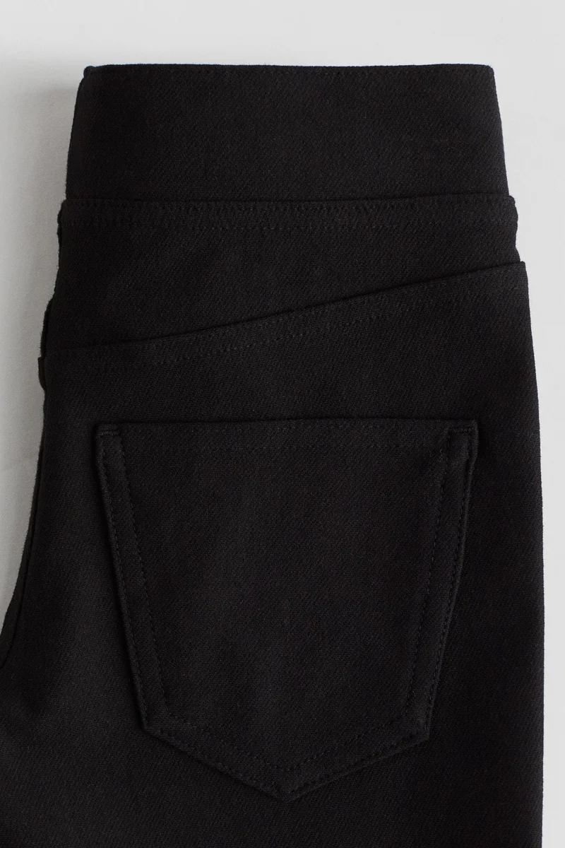 H&M Denim-look flared jeggings