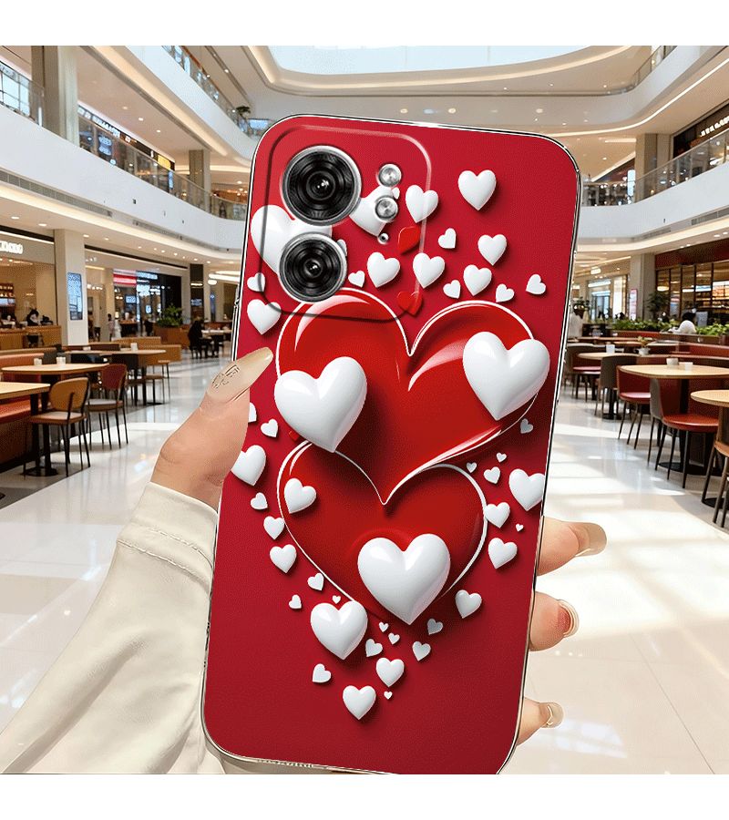 هاتف وقائي متعدد الألوان متوافق مع Moto G45 بتصميم عصري إبداعي مضاد للصدمات - Image 4
