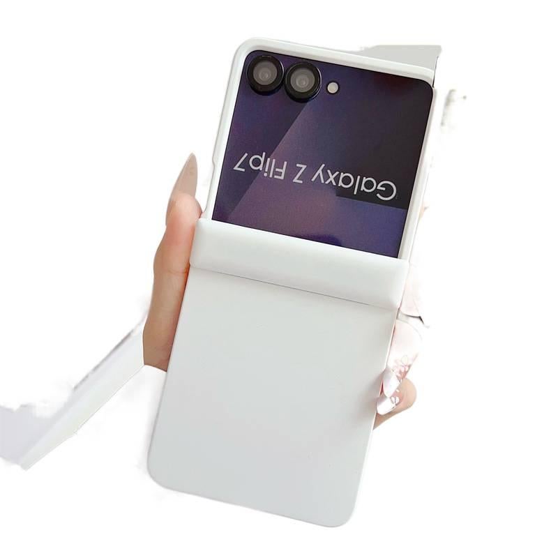 غطاء MagSafe بPlastic لـ Samsung Galaxy Z Flip 7 مع ملمس ناعم ومغناطيس قوي مع مقاوم للصدمات مع حماية من السقوط باللون Lemon Yellow مغناطيسي من البلاستيك سهل التخزين - Image 5