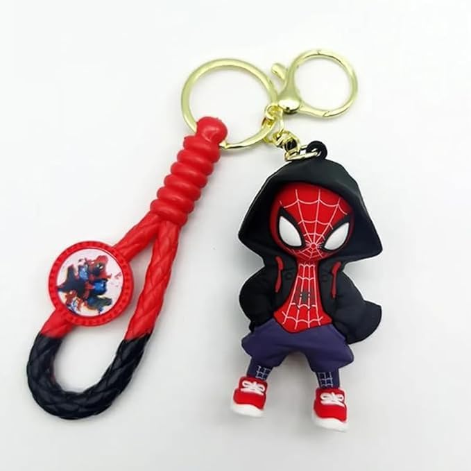 FowWelt Cartoon Characters Keychain for Girls Boys, Cute Silicon Keychains Accessories Keyring Key Purse Backpack Car Charms for Kids Gifts - Image 2