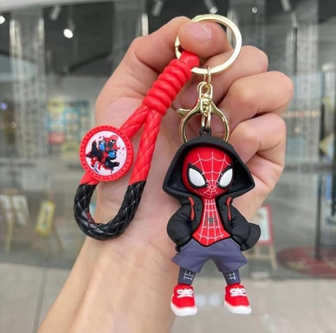 FowWelt Cartoon Characters Keychain for Girls Boys, Cute Silicon Keychains Accessories Keyring Key Purse Backpack Car Charms for Kids Gifts - Image 1