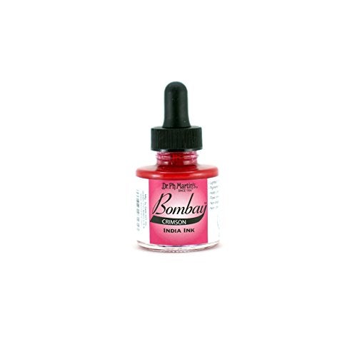 Dr. Ph. Martin's Bombay India (16BY) Ink Bottle, Crimson - Image 3