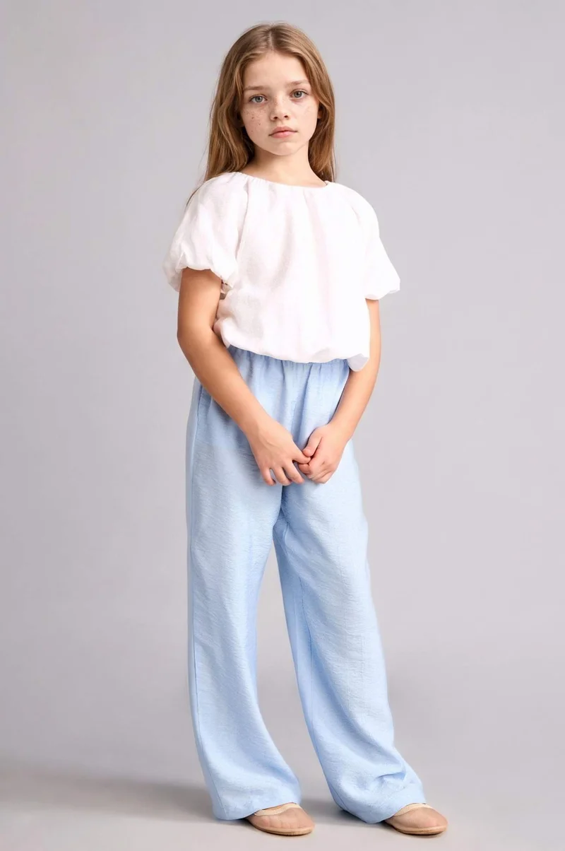 ديفاكتو Crinkle Viscose Trousers